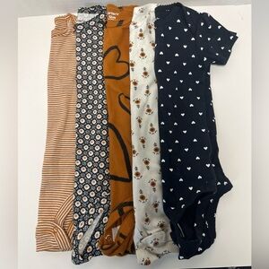 5 piece onesie set